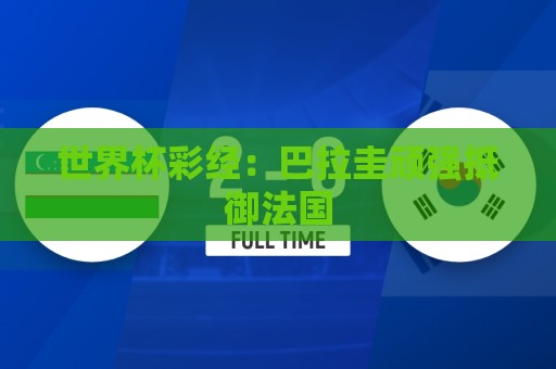 世界杯彩经：巴拉圭顽强抵御法国