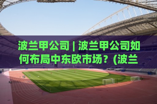 波兰甲公司 | 波兰甲公司如何布局中东欧市场?(波兰甲公司) 2026年跨境协作新动向🍢网上热门堵球网入口无解说半场波胆登录交流攻略 波兰甲公司 | 波兰甲公司如何布局中东欧市场?(波兰甲公司) 2026年跨境协作新动向🍢网上热门堵球网入口无解说半场波胆登录交流攻略