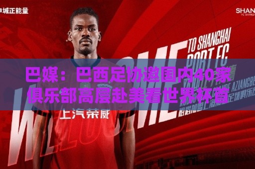 巴媒:巴西足协邀国内40家俱乐部高层赴美看世界杯首战,费用报销 巴媒:巴西足协邀国内40家俱乐部高层赴美看世界杯首战,费用报销